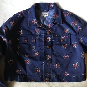 🆕 | ❣️Retro Wrangler Floral Denim Jacket